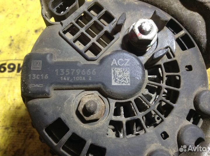 Шевроле Авео Т300 Круз Астра J генератор