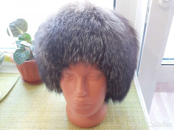 Шапка женская. Чернобурка