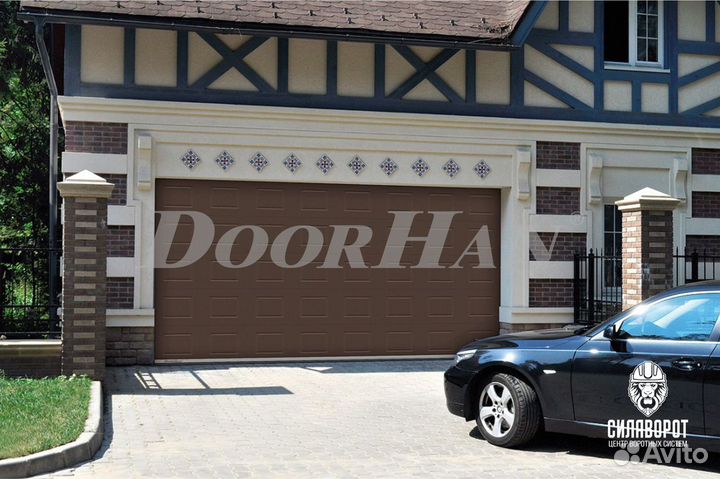Ворота Дорхан 4000х2200 бытовые гаражные