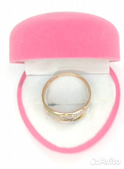 Кольцо золотое 585 гр 2,16 р 21,5(арт 124068) сп29