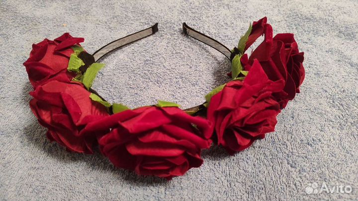 Ободок для волос ручной работы