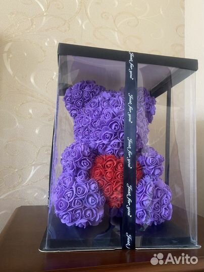 Мишка из роз