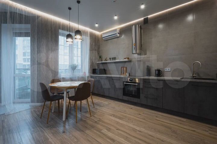 1-к. апартаменты, 46,7 м², 1/6 эт.