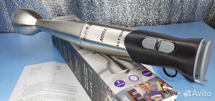 Блендер Sokany 700w Двухскоростной Металлический