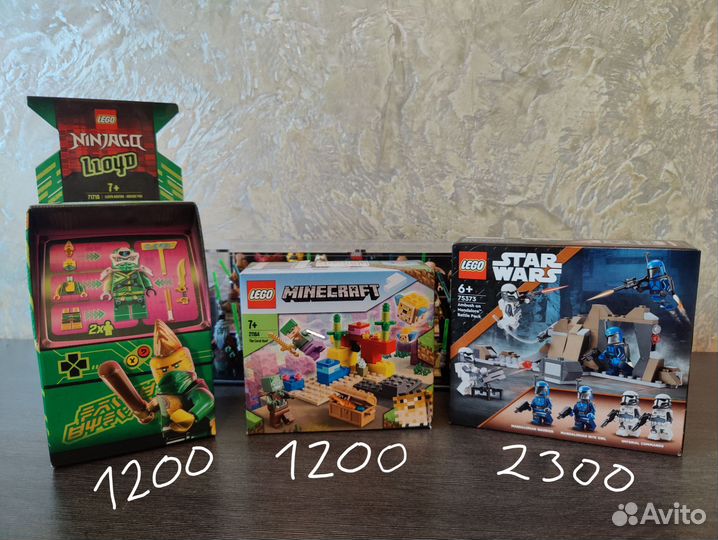 Фигурки и наборы Lego star wars, lotr, Ninjago