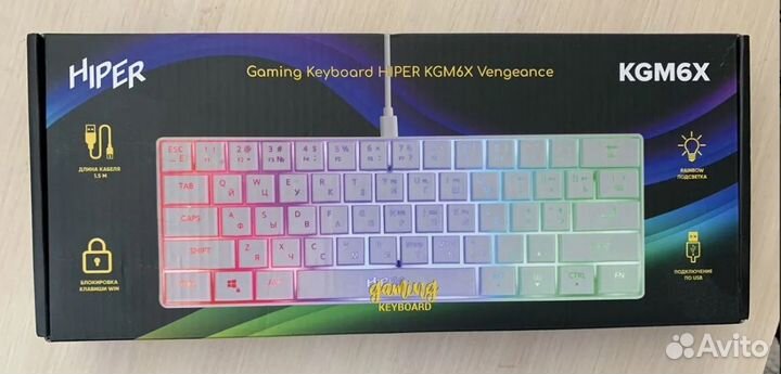 Игровая клавиатура с RGB подсветкой