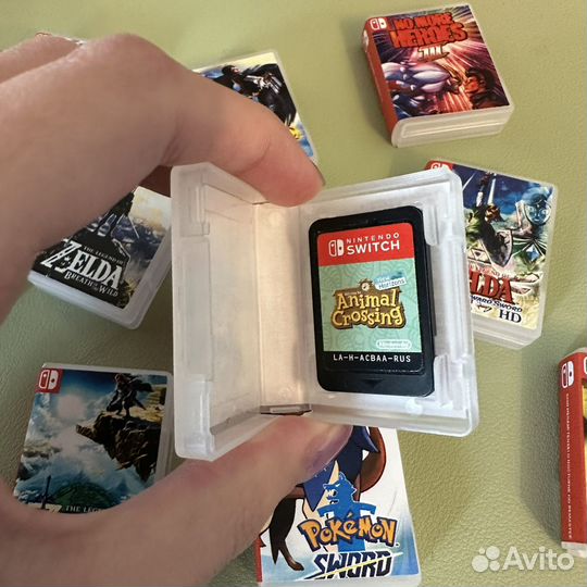 Кастомные мини-кейсы для игр Nintendo Switch