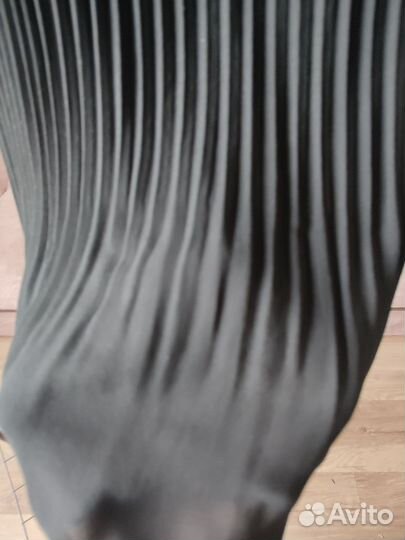 Плиссированный топ черный 46 р-р