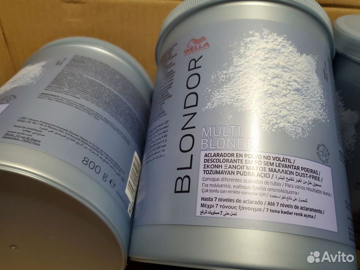 Wella Осветляющий порошок Blondor 800мл