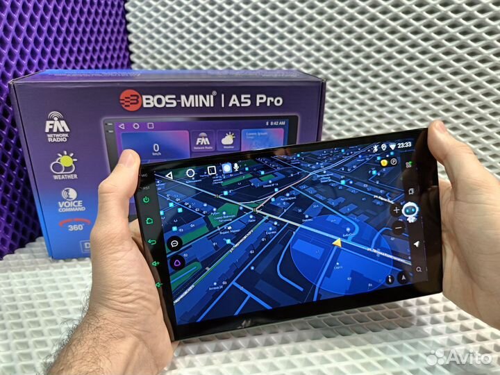 Магнитола android bos mini a5 pro 4+64гб