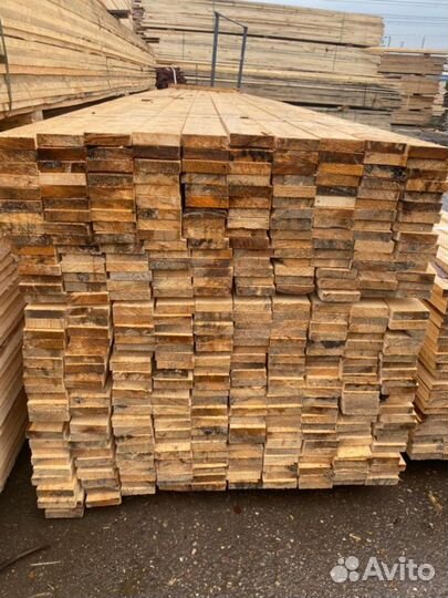 Доска обрезная 50х100х6000мм