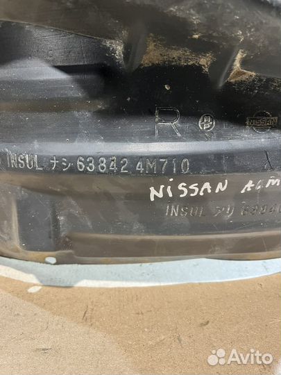 Подкрылок передний правый Nissan almera n16