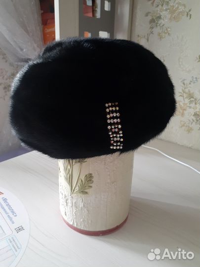 Шапка норковая женская