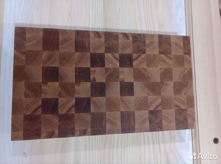 Торцевая разделочная доска из дуба, ясеня