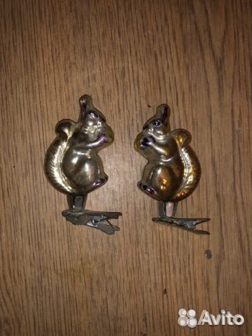 Ёлочная игрушка СССР Белочка из сказки Пушкина