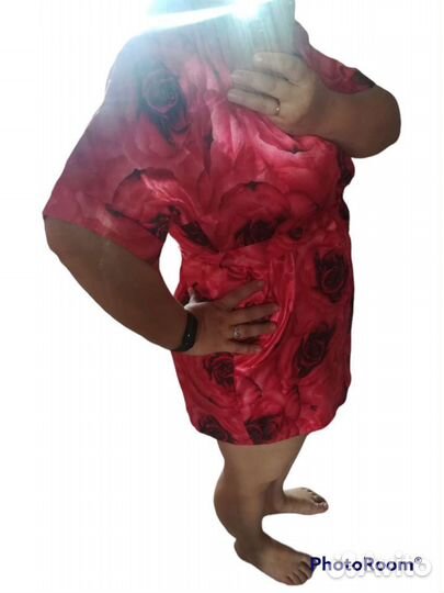 Шелковый халатик(халат) 46р