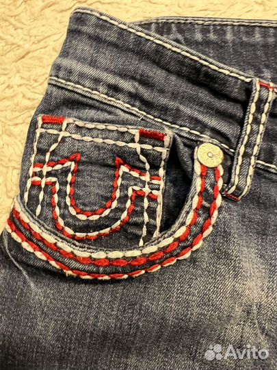 Джинсы true religion широкие