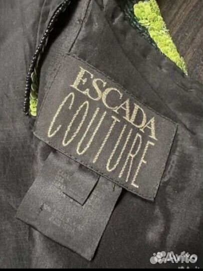 Винтажное вечернее платье Escada Couture