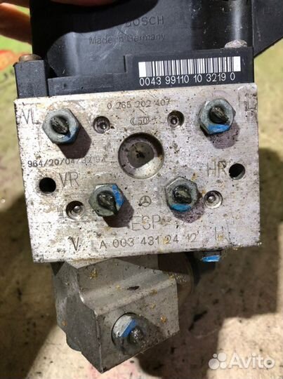 Блок abs Mercedes E-Class W210 112.941 3.2L 1999