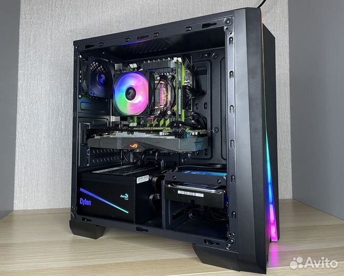 Игровой пк Intel 8 ядер Rx 570 8гб озу:16 гб