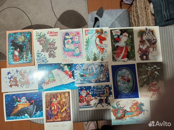 Открытки СССР с новым годом