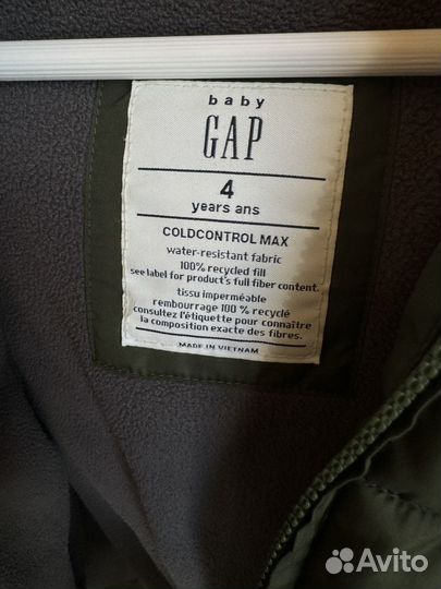 Куртка демисезонная Gap 104 110