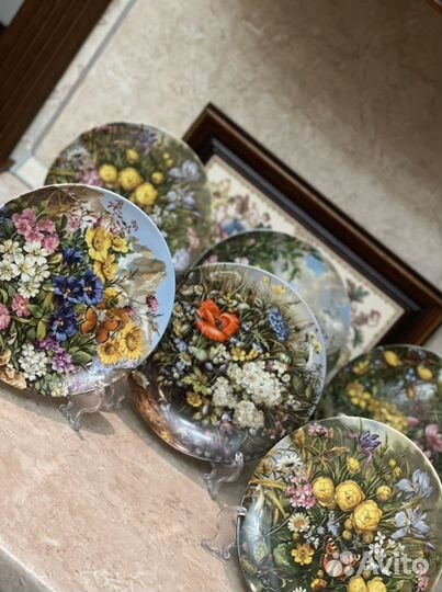 Настенные Тарелки гдр, дикая природа