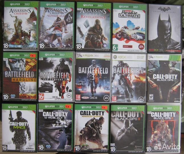 Игры на Xbox 360 (LT3.0, LT2.0, Freeboot) новые