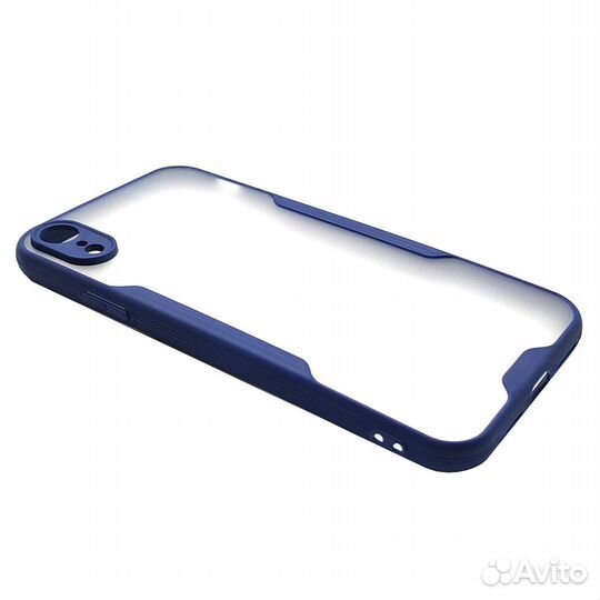 Чехол Apple iPhone XR накладка/силикон темно-синий