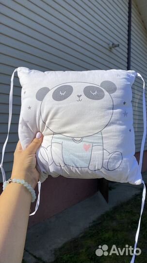 Бортики и балдахин в кроватку