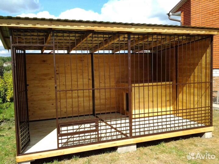 Вольер для собак на участок