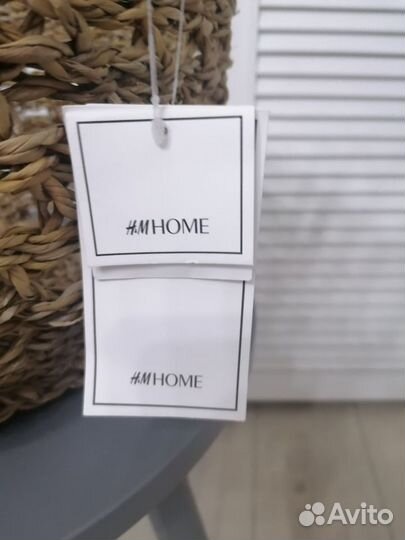 Корзина hm home большая новая плетеная