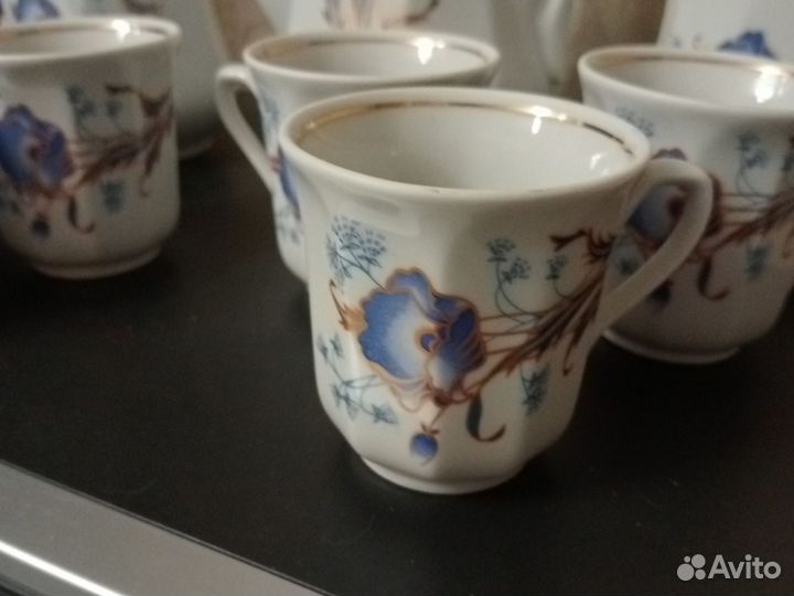 Кофейный сервиз СССР фарфор