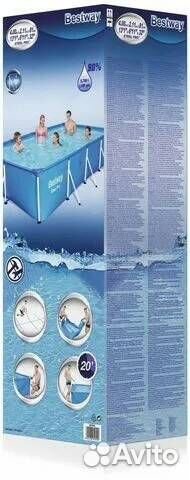 Бассейн каркасный bestway 4,00м*2,11м*0,81м