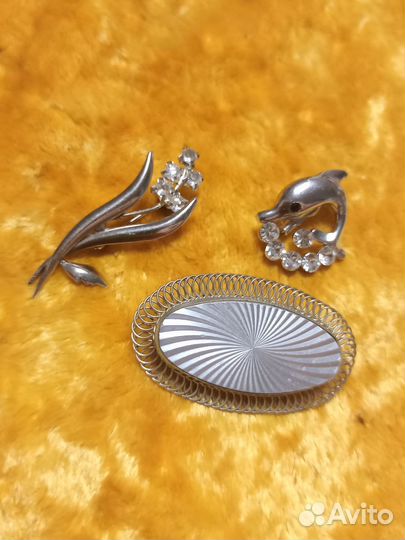 Брошь брошка СССР Винтаж