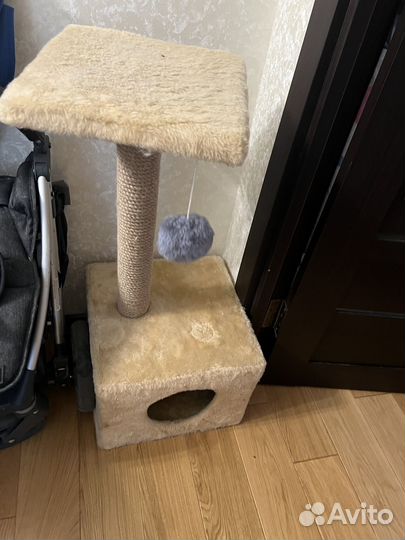 Когтеточка домик для кошки бу