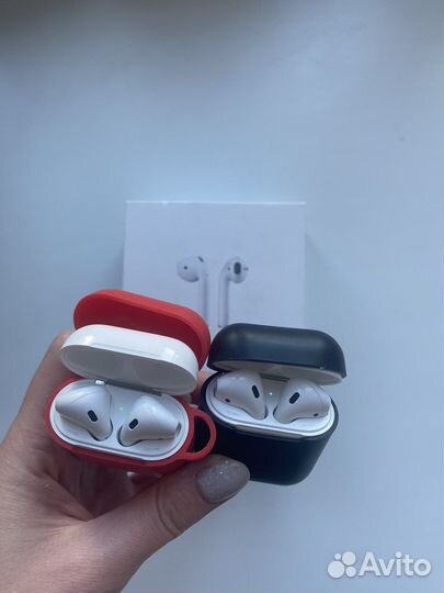 Беспроводные наушники airpods 2 пары