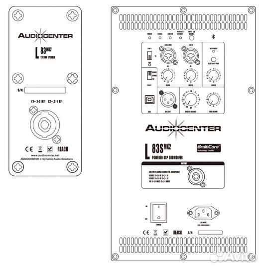 Акустическая колонна Audiocenter L83 MK2