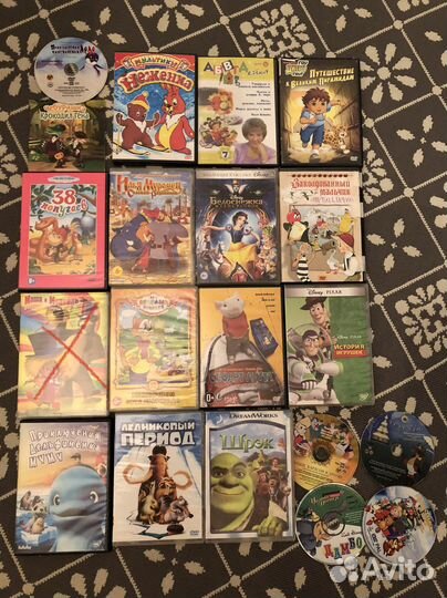DVD диски. Детские мультфильмы