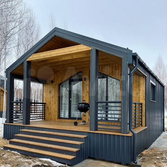 Коттедж 35 м² на участке 7 сот.