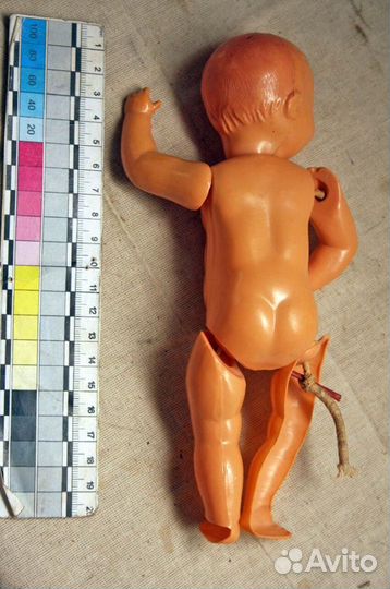 Редкая каталожная кукла мальчик целлулоид СССР