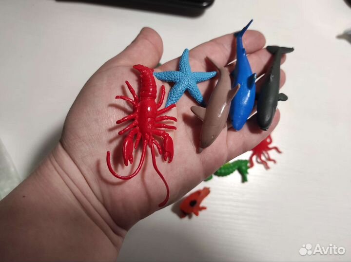 Набор морских животных
