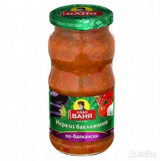Опт - Икра Дядя Ваня из баклажанов По-балкански