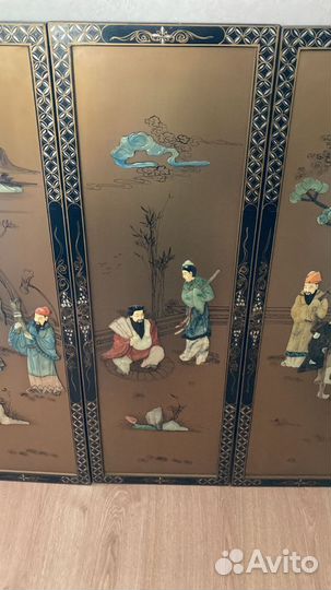 Антикварные пано в стиле шинуазри