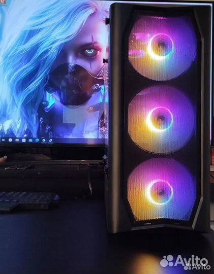 Игровой компьютер с Core i7, RX580 8gb, 16Gb, SSD