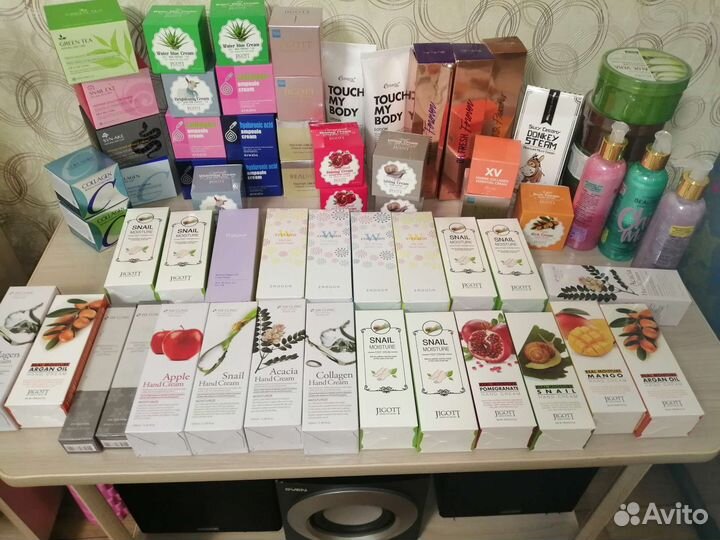 Крема для лица, рук, ног, тела, корейская косметик