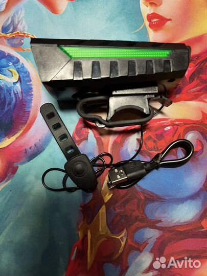 Велофонарь передний