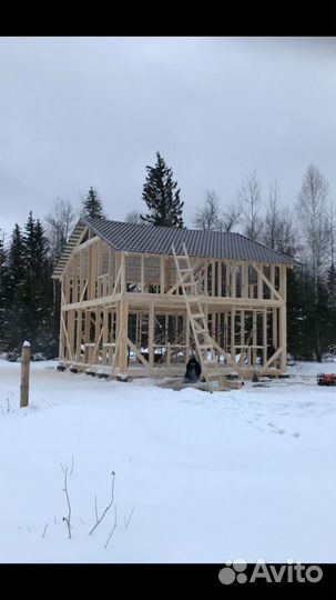Строительство(дома,бани,крыши)
