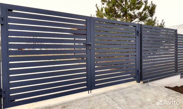 Забор Ранчо металлический