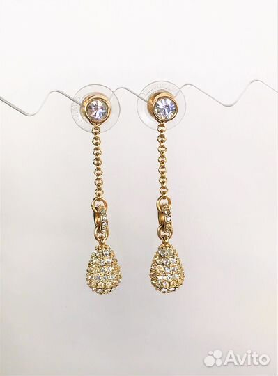 Серьги Swarovski Оригинал Пусеты Гвоздики Подвески
